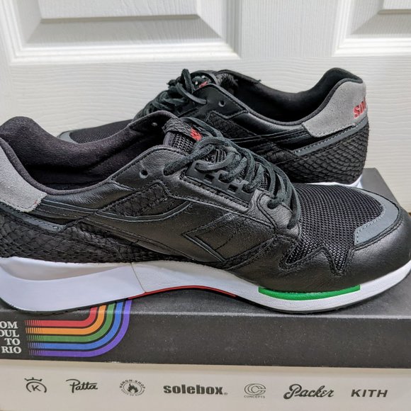 Diadora X Solebox IC4000 “Seoul To Rio” Made In Italy Size US10 UK9.5 2016 - Picture 6 of 11